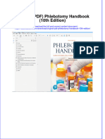 Original PDF Phlebotomy Handbook 10th Edition PDF