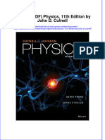 Original PDF Physics 11th Edition by John D Cutnell PDF