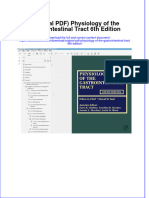 Original PDF Physiology of The Gastrointestinal Tract 6th Edition PDF