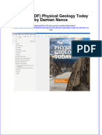 Original PDF Physical Geology Today by Damian Nance PDF
