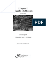 L. Zoppelli Lopera I Seicento e Settecento