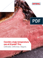 Brochure Application. Low Temperature Cooking With The Icombi Pro. Gently. Delicious. Safe. Spanish Colombia - Pdf-Preview-150ppi-Printsheet