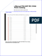 Merlo Parts Manual p26 6sp Re 37858 U257386m Parts Catalog