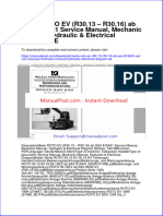 Merlo Roto Ev r30 13 r30 16 Ab Sav 815441 Service Manual Mechanic Manual Hydraulic Electrical Diagram de