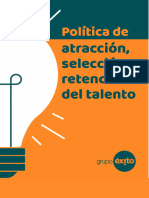 Politica Atraccion Seleccion Retencion Talento 2023 ES