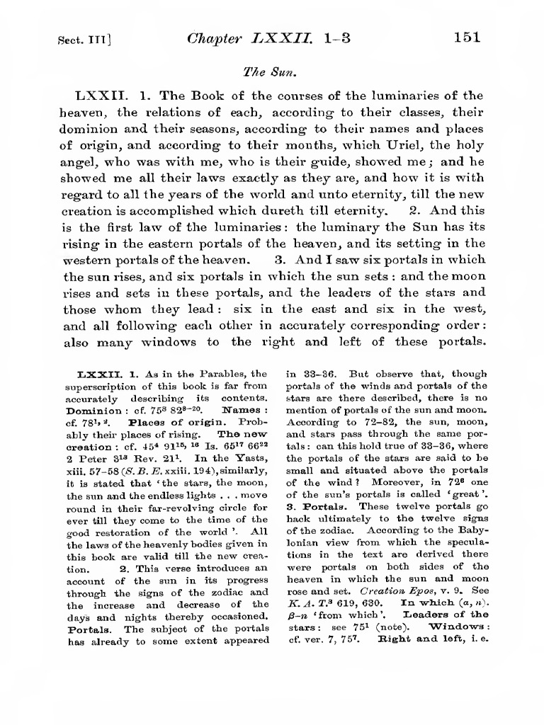 The Book Of The Courses Of The Heavenly Luminaries Pdf Moon Astronomy