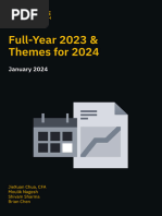 Full Year 2023 and Themes For 2024