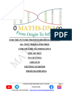 60+ Test Series