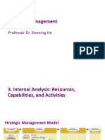 Internal Analysis - Resources, Capabilities, and Activities