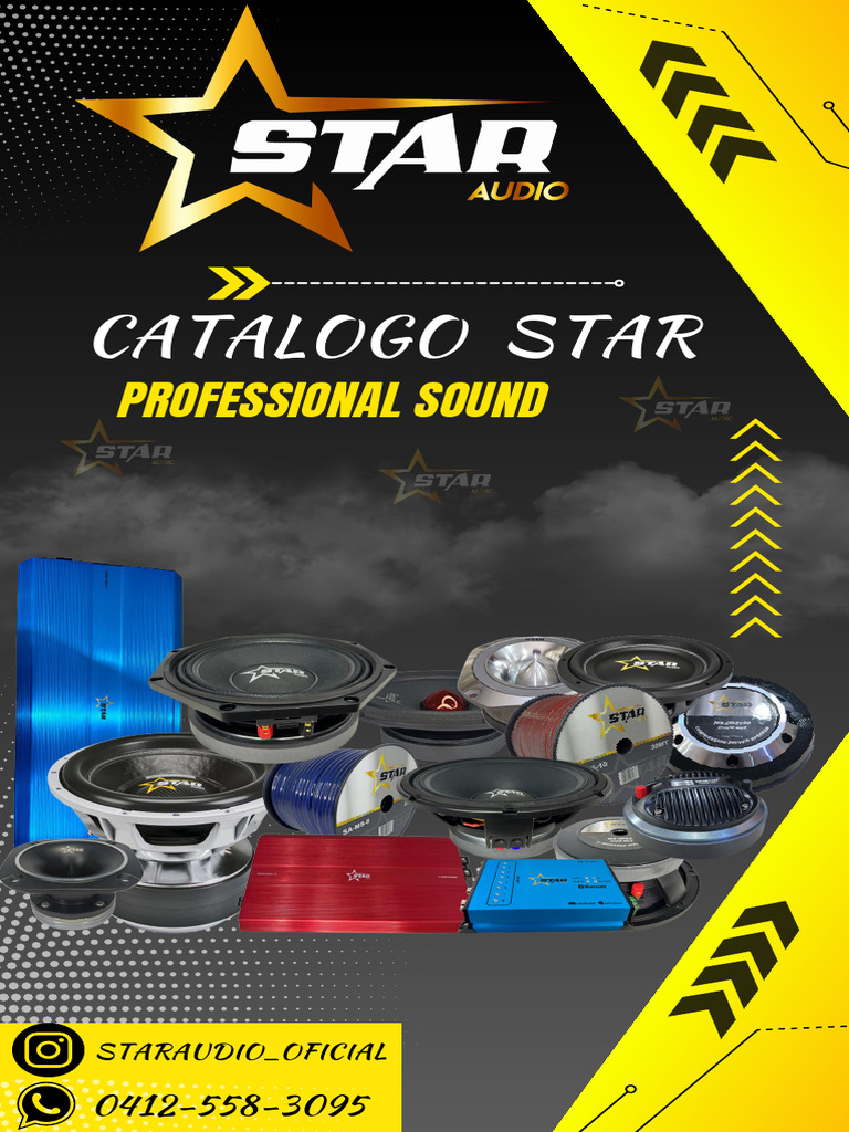 Catálogo Star Audio 2023 | PDF | Diodo emisor de luz | Electrónica de audio