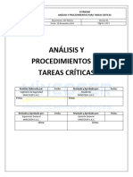 Sst-E03.01 - Analisis y Procedimientos para Tareas Criticas