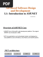 L1 Introduction To ASP - NET MVC