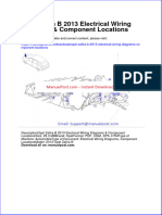 Opel Zafira B 2013 Electrical Wiring Diagrams Component Locations