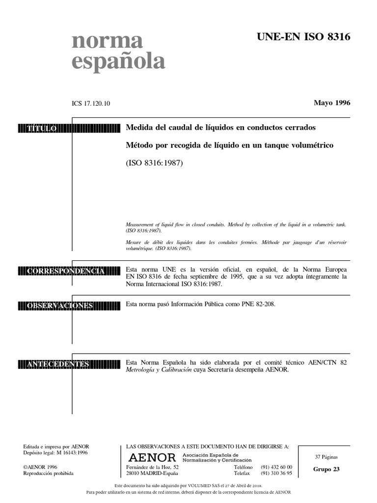 Iso 8316 | PDF