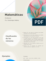 Clasificacion de Numeros y Fracciones