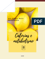 Calorias e Metabolismo