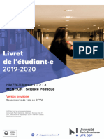 Livret Licence Science Politique 2019 2020 - 1570094194638 PDF