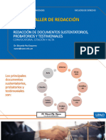 Redacción Documentos Sustentatorios, Probatorios y Testimoniales (II)