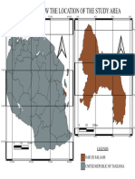 Topographical Map of Dar Es Salaam