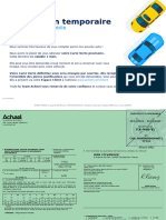 Carte Verte Provisoire