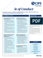 CIPS Code of Conduct