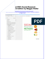 Download Original PDF Social Research Methods 3rd Edition by Maggie Walter pdf