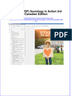 Download Original PDF Sociology in Action 3rd Canadian Edition pdf