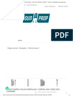 Porta Fusível Solar Unipolar + Fusível 20a 1500v GPV 10x85mm - SunProp - Tecnologias para Energia Solar