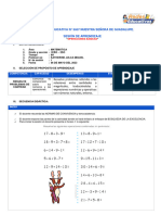 Sesión de Aprendizaje 1 Reforzamiento