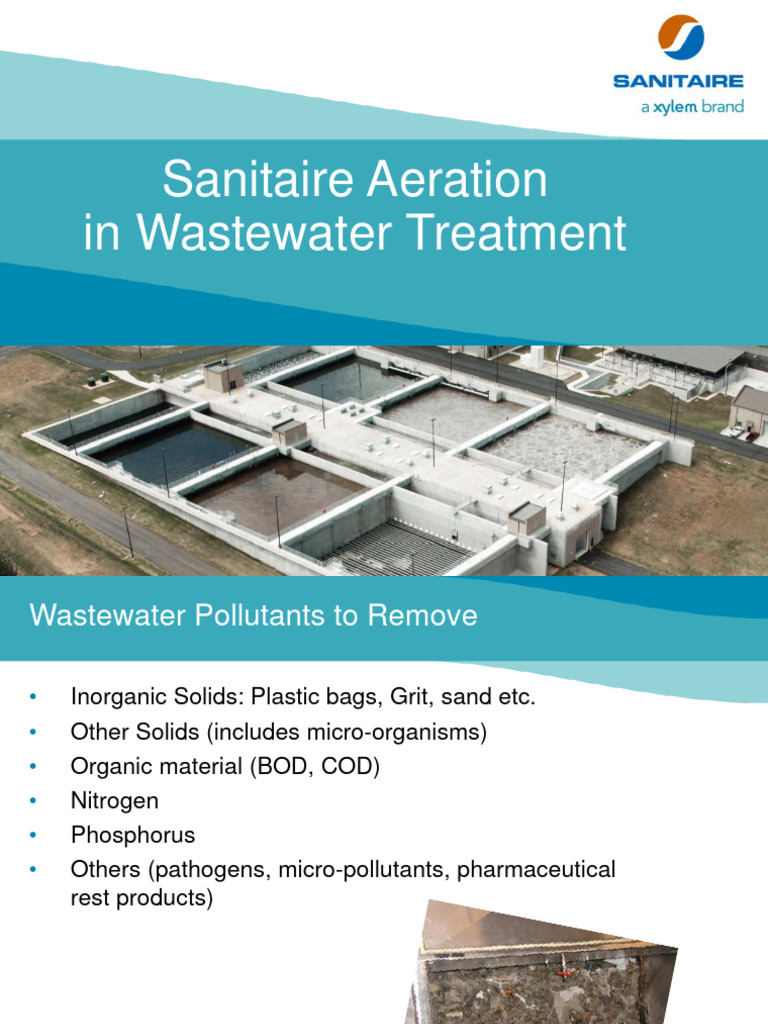 Xylem Introduction To Sanitaire Aeration PDF Sewage Treatment