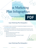 Aqua Marketing Plan Infographics by Slidego