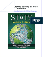 Original PDF Stats Modeling The World 4th Edition PDF