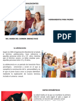 Sexualidad Del Adolescente-Orientacion A Padres de Familia