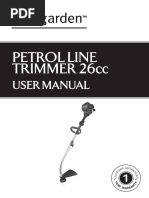 Petrol Line TRIMMER 26cc: User Manual