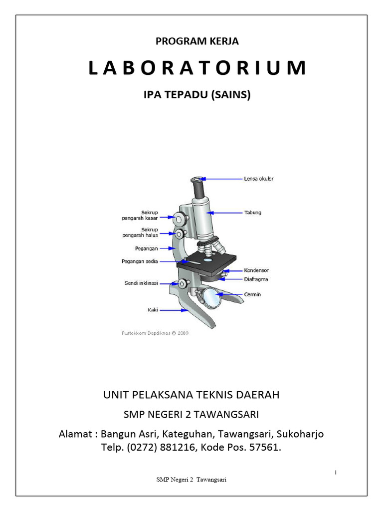 Program Kerja Lab Ipa SMP 2 TWSR PDF