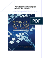 Original PDF Technical Writing For Success 4th Edition PDF