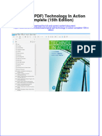 Original PDF Technology in Action Complete 15th Edition PDF