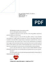 Carta Pessoal e Envelope - Vinicius Botelho - 6a