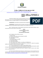 DECRETO (N) n.º 0069, de 15 de maio de 1991- Organização Judiciária do Estado do Amapá