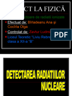 Detectoare de Radiatii Nucleare