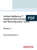 NetBackup Appliance Decommissioning and Reconfiguration Guide - 3.1