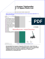 Weidemann Kramer Telehandler Kt225 Tl48!1!3 Spare Parts List Endefr