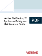 NetBackup Appliance Safety and Maintenance Guide