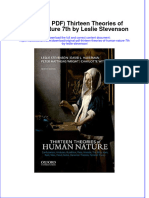 (Original PDF) Thirteen Theories of Human Nature 7th by Leslie Stevenson