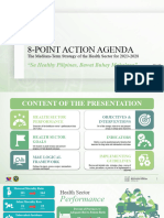 8 Point Action Agenda The Medium Term Strategy of The Health Sector For 2023 2028 Long Presentation 1