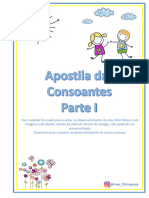 Apostila Consoantes Parte 1