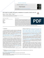 Primer Informe Sobre Evaluaciones de Calidad y Pureza Del Aceite de Aguacate Vendido en EE. UU.