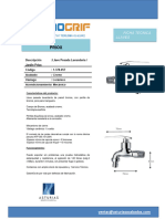 Ficha Tecnica Llave Pesada Lavanderia Priox 1.378.057