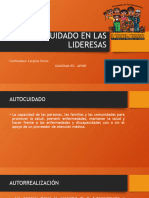 AUTOCUIDADO EN LAS LIDERESAS-Marzo 2021