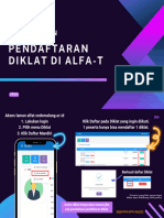 Panduan Pendaftaran Diklat Di ALFA-T